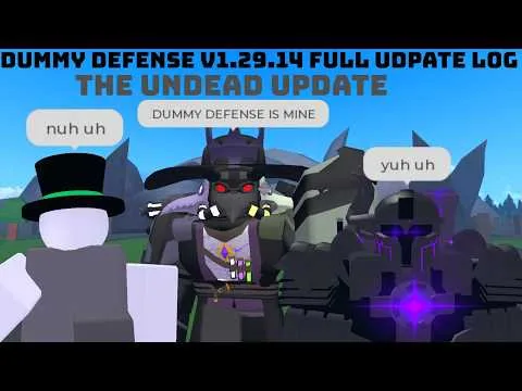 DUMMY DEFENSE v1.29.15: THE FULL UPDATE LOG (NEW MODE,TOWERS+MORE!)